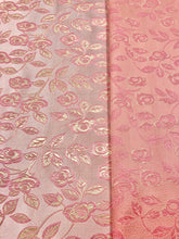 Brocade - 30-in Reversible Silk/Rayon Brocade European Pink